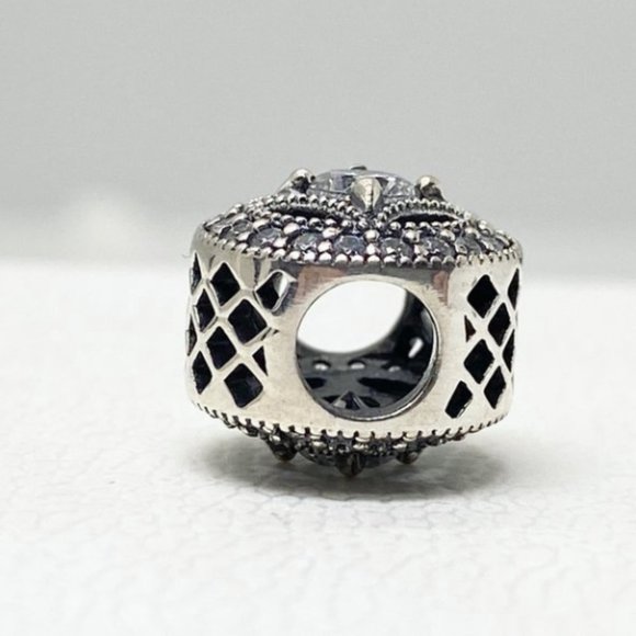 Pandora Sterling Silver Vintage Allure Charm - Picture 4 of 4